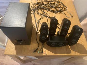 Logitech x-550 pc speaker beschikbaar voor biedingen