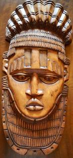 Groot Afrikaans houten masker, Antiek en Kunst, Ophalen of Verzenden