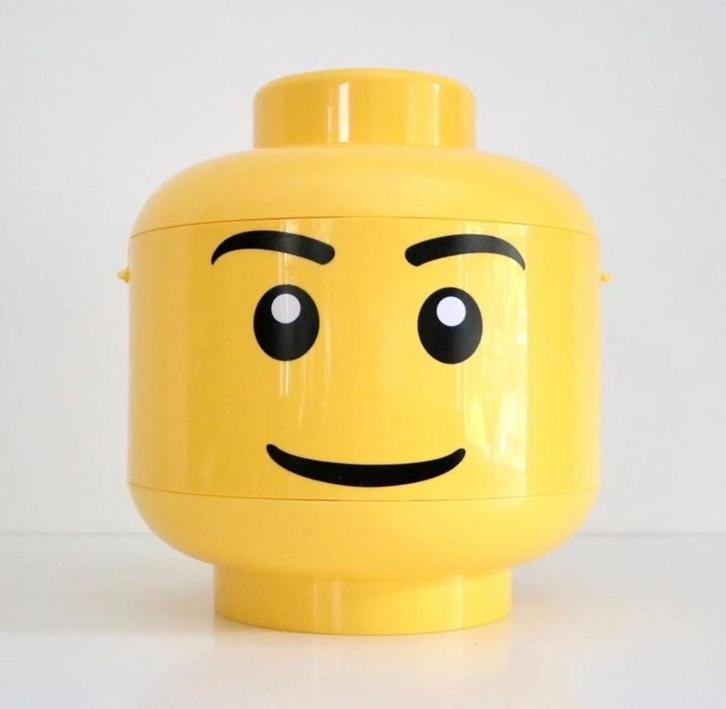 Lego Sort & Store Large Head Case Container w/ Handle Lid, Kinderen en Baby's, Speelgoed | Duplo en Lego, Zo goed als nieuw, Lego