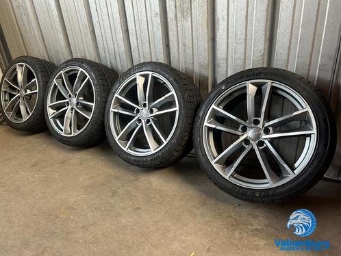 8mm! VW Caddy Passat Audi A4 19 inch antraciete velgen 5x112, Auto-onderdelen, Banden en Velgen, Banden en Velgen, All Season