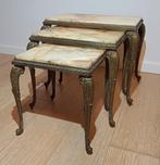 Vintage set van 3 nesttafels, Antiek en Kunst, Curiosa en Brocante, Ophalen