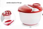 Salad on the go, Huis en Inrichting, Keuken | Tupperware, Ophalen of Verzenden, Nieuw, Rood