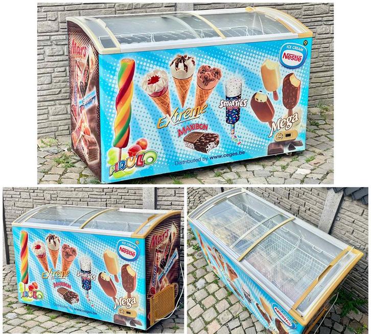 Congélateur glace avec 3 paniers  diepvries, Elektronische apparatuur, Vriezers en Diepvrieskisten, Gebruikt, Vrieskast, Ophalen