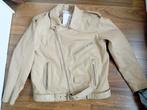 Leren vest Esprit XL, Kleding | Heren, Jassen | Zomer, Beige, Ophalen of Verzenden, Esprit, Maat 56/58 (XL)
