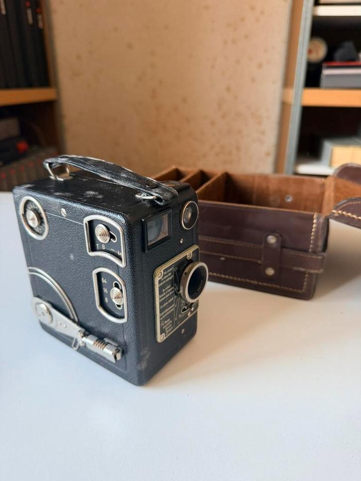 Oude Siemens 8 mm bioscoopcamera — vintage/collectie, Audio, Tv en Foto, Fotocamera's Analoog, Gebruikt, Ophalen