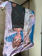 Frozen lakens kinderbed 100x135, Enlèvement ou Envoi, Rose, Housse de couette, Utilisé