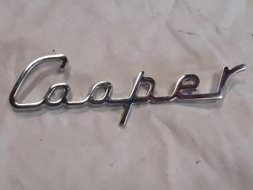 embleem COOPER achterklep, CLASSIC MINI COOPER, Auto-onderdelen, Ophalen, Achterklep, Voor, Nieuw
