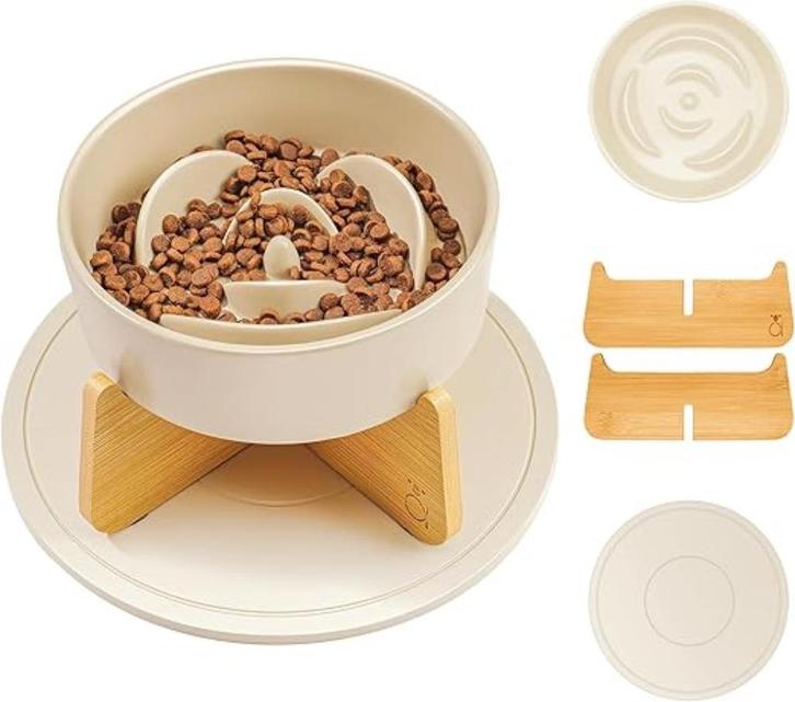 Verhoogde anti schrokbak van keramiek | hondenbak | Nieuw, Dieren en Toebehoren, Honden-accessoires, Nieuw, Verzenden