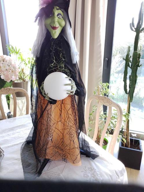Mooie grote Halloween heks, Hobby en Vrije tijd, Feestartikelen, Zo goed als nieuw, Versiering, Ophalen
