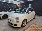Fiat 500c sport 1.2 benzine 49d km, Auto's, Fiat, Cabriolet, Parkeersensor, Leder en Stof, Zwart