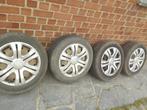 Pneus sur jantes + enjoliveurs, Auto-onderdelen, Banden en Velgen, Ophalen, Gebruikt, 15 inch, Band(en)