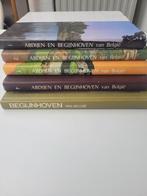 5 boeken over abdijen en begijnhoven, Ophalen, Zo goed als nieuw