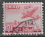 Irak 1949 - Yvert 4PA - Vliegtuig boven gebouw (ST), Timbres & Monnaies, Timbres | Asie, Envoi, Affranchi