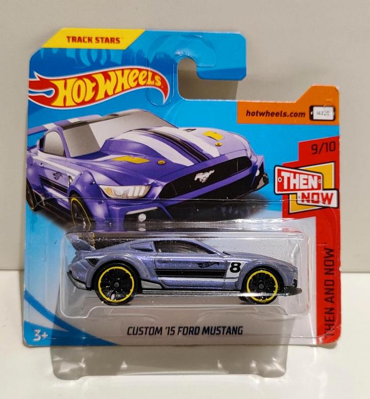 Hot Wheels Custom '15 Ford Mustang Purper (2018), Hobby en Vrije tijd, Modelauto's | Overige schalen, Ophalen of Verzenden
