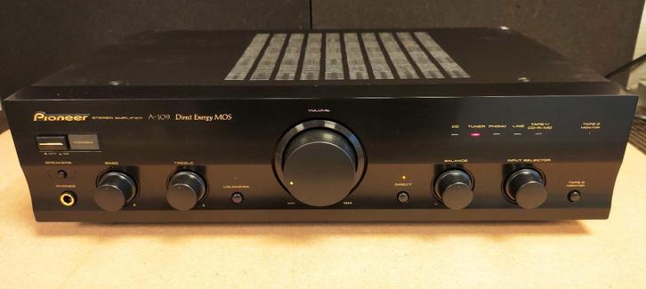 Pioneer A-109 versterker, Audio, Tv en Foto, Versterkers en Ontvangers, Gebruikt, Stereo, Minder dan 60 watt, Pioneer, Ophalen of Verzenden