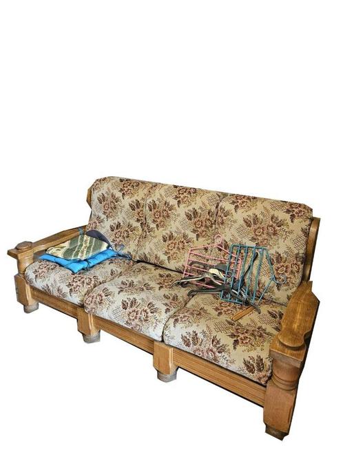 salon ancien en chêne, Antiek en Kunst, Antiek | Meubels | Stoelen en Sofa's, Ophalen