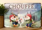 Metalen reclamabord La Chouffe, Verzamelen, Biermerken, Ophalen of Verzenden, Nieuw, Reclamebord, Plaat of Schild