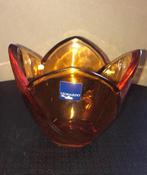 Leonardo oranje glazen tulpenvaas 14cm, Antiek en Kunst, Antiek | Glaswerk en Kristal