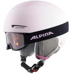 2 skihelmen Alpina Zupo 51-55cm - Set incl. skibrillen, Overige merken, Overige typen, Ski, Zo goed als nieuw