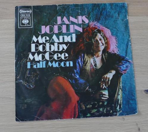 7" Janis Joplin – Me And Bobby McGee / Half Moon, Cd's en Dvd's, Vinyl Singles, Gebruikt, Single, Rock en Metal, 7 inch, Ophalen of Verzenden