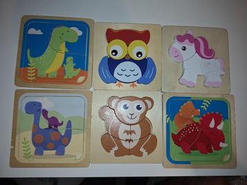6 kleine puzzels beschikbaar voor biedingen