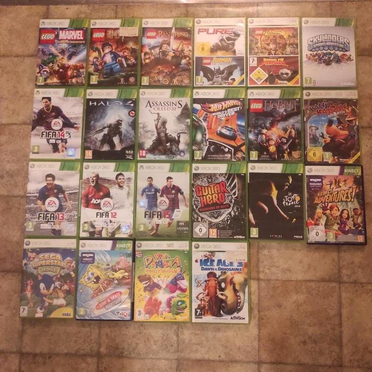 XBOX 360 GAMES Prijs zie beschrijving, Games en Spelcomputers, Games | Xbox 360, Gebruikt, Overige genres, 3 spelers of meer, Vanaf 3 jaar