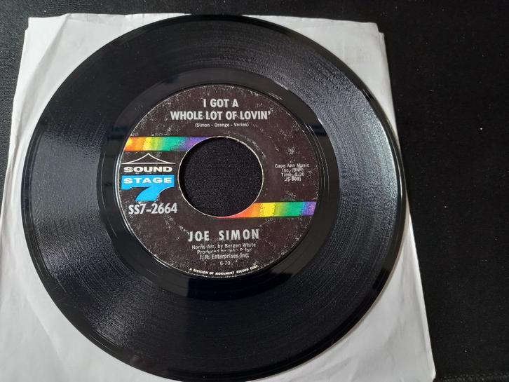 Joe Simon ‎– I Got A Whole Lot Of Lovin' - Northern Soul Top, Cd's en Dvd's, Vinyl Singles, Gebruikt, Single, R&B en Soul, 7 inch
