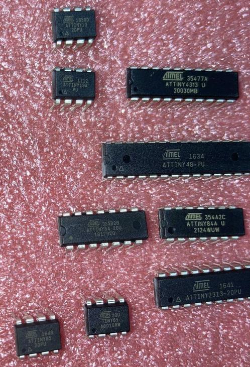 ATTINY 13, 2313, 2313, 4313, 48, 84, 85 microcontrol, Hobby en Vrije tijd, Elektronica-componenten, Nieuw, Ophalen of Verzenden