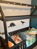 Steigerhouten kinderbedhuisje 90x200 cm, Ophalen, Zo goed als nieuw, Lattenbodem