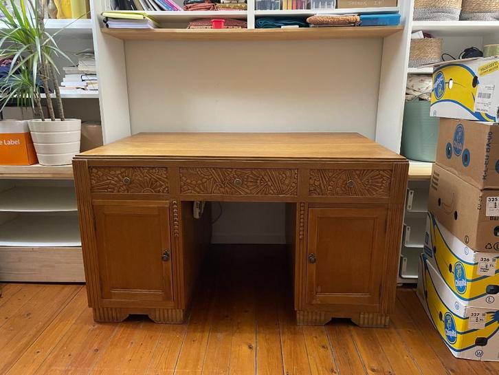 bureau de notaire chêne, Antiek en Kunst, Antiek | Meubels | Kasten, Ophalen