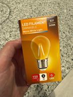 Led Filament E27 (50x stuks, warm wit 2650k)., Tuin en Terras, Kunststof, Minder dan 50 watt, Nieuw, Ophalen of Verzenden