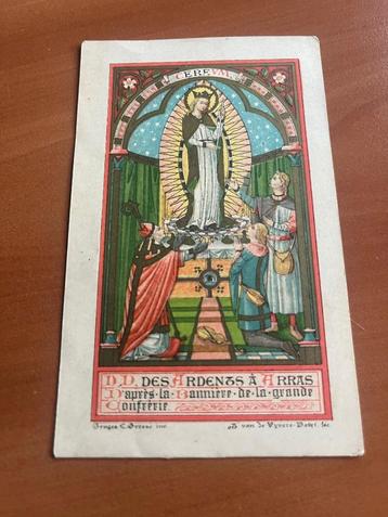 Devotieprentje Sainte Vierge- Druk Vandevyvere Brugge -1913 beschikbaar voor biedingen
