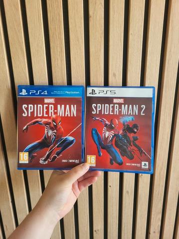 Spider-man ps4 + spider-man 2 ps5 beschikbaar voor biedingen