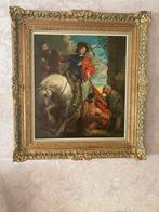 Groote schilderij met mooie kader bieden, Antiek en Kunst, Ophalen