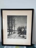 Mooie ets van Em De Cooman, Antiek en Kunst, Ophalen