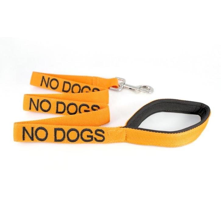 Leiband met tekst - 120cm, Dieren en Toebehoren, Honden-accessoires, Nieuw, Ophalen of Verzenden