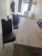Tafel met 4 stoelen, Huis en Inrichting, Ophalen, Zo goed als nieuw