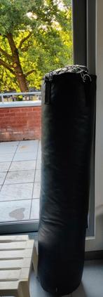 Bokszak zwart 180 cm +kettingen, Ophalen, Zo goed als nieuw, Bokszak