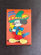 Postkaart Disney Mickey Mouse 'Looking good', Verzamelen, Disney, Mickey Mouse, Plaatje of Poster, Zo goed als nieuw, Verzenden