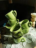 Groen koffie mokka servies, Ophalen