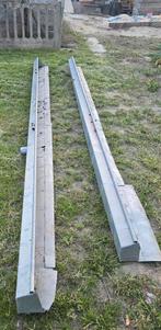 2 zink dakgoten, Doe-het-zelf en Bouw, Metalen, Ophalen, Zo goed als nieuw, Lood