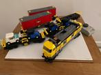 LEGO City – lot goederentrein met wagons zonder sporen, Kinderen en Baby's, Ophalen of Verzenden, Zo goed als nieuw, Losse stenen