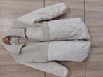 Beige jas met teddy, Ophalen, Zo goed als nieuw, Maat 36 (S), Beige