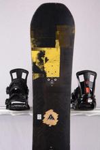 145 cm snowboard BURTON RADIUS, black/yellow, woodcore, FLAT, Sport en Fitness, Snowboarden, Verzenden, Gebruikt, Board