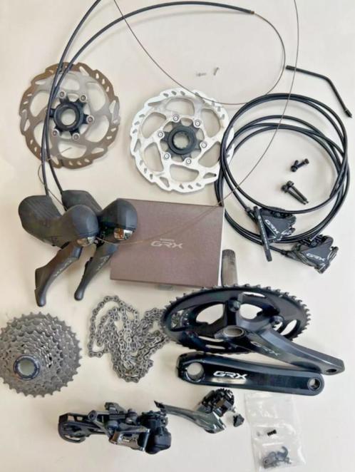 Shimano GRX 810 Grind Groepset - 2x11 Snelheid, Fietsen en Brommers, Fietsonderdelen, Gebruikt, Racefiets, Derailleur of Ketting