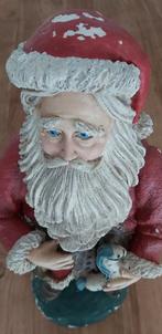Handgeschilderde grote Kerstman uit 1993 gips met werk aan., Verzamelen, Ophalen, Gebruikt