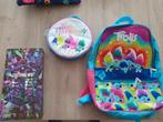 Sac à dos Trolls, pochette, perruque (neuf), Enlèvement ou Envoi, Neuf