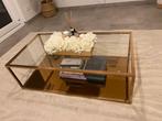 Table basse de salon verre rectangle Kave Home, Métal, 100 à 150 cm, Rectangulaire, 50 à 100 cm