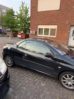 Peugeot 206 CC 2.0 Cabrio – Rijdt goed – Export / Project, Auto's, Zwart, Cabriolet, Zwart, Handgeschakeld