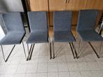 stoelen 4 stuks 40,00 euro, Ophalen, Gebruikt, Vier, Stof